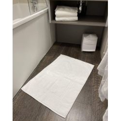 Tapis de bain blanc hôtel et spa - PROCLAS - 750 gr/m²